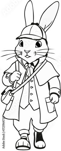 coloring page dog