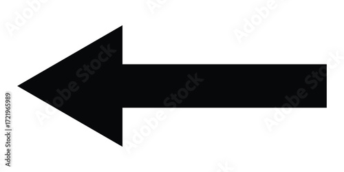 Black dark isolated pointing vector arrowhead icon on white background. Simple isolated black arrow icons. EPS 10. 