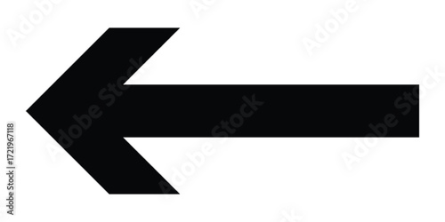Black dark isolated pointing vector arrowhead icon on white background. Simple isolated black arrow icons. EPS 10. 