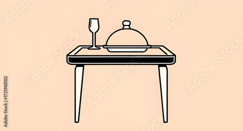 serving cloche, food cloche, dish cover, cloche cartoon, cloche vector, cloche icon, food dome, dining cloche, meal cover, tray with cloche, serving tray cartoon, silver cloche, kitchen cloche, restau