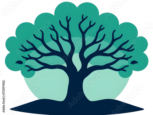 tree vector logo, stylized tree logo, tree of life logo, organic tree logo, natural tree logo, wellness tree logo, family tree logo, health tree logo, yoga tree logo, beauty tree logo, floral tree log