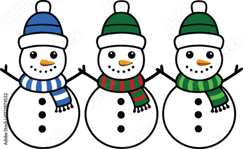 adorable snowmen
