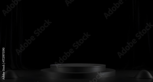 podium, empty podium, political podium, business podium, conference podium, dark podium design, podium for product showcase, black platform, event podium, black display platform, isolated podium vecto