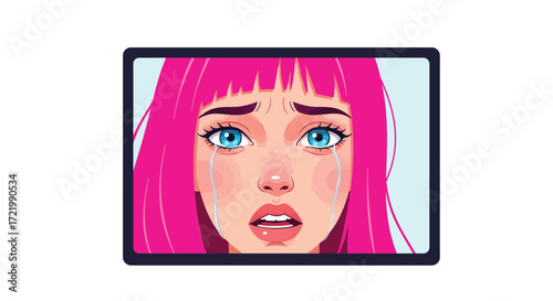 Heartbreak on screen emotional distress during a virtual connection crisis