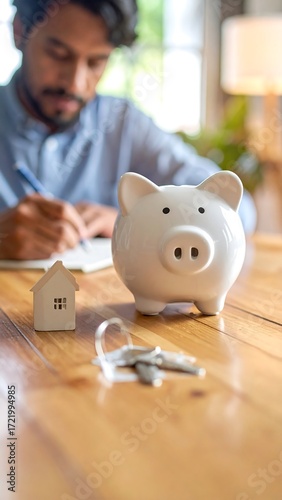 Man saving for a house (1)