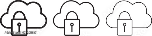 cloud computing concept vector.Digital cloud computing icon linking network circuitry, symbolizing technological connectivity