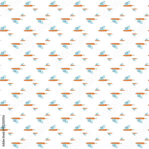 
Seamless childish pattern with cute farm animals creative kids texture
