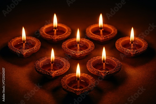 Diwali candles in india