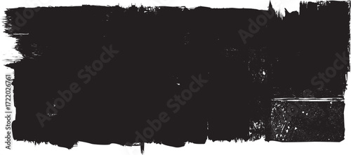 Grunge textured banner with rough edges. Speckled texture. Overlay grunge texture . Simply place texture over any object to create grunge effect . Banner with scratched surface for your design.