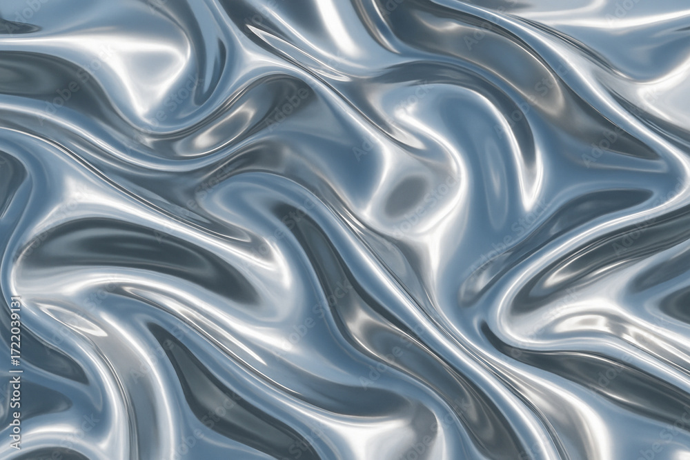 Fototapeta premium Abstract silk fabric background, abstract background, luxury background, futuristic background, elegant background, colorful gradient, holographic background, digital wallpaper