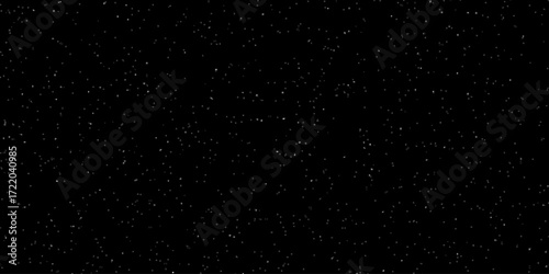 Winter black background for Christmas snowfall. White snow in the night sky. White snowflakes vector season winter Christmas.