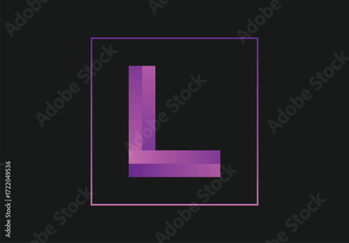L letter design | letter vector