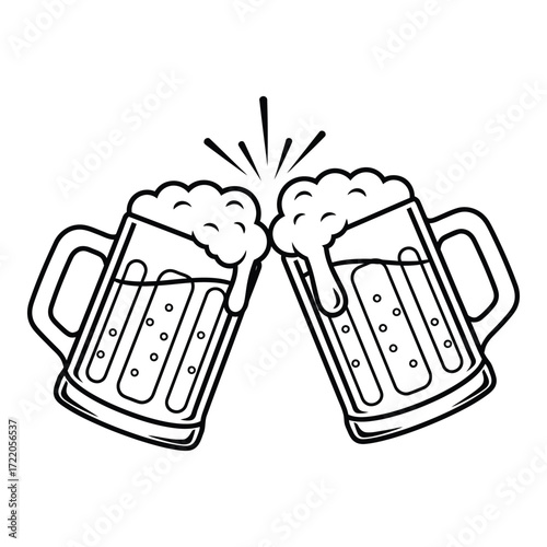 Cheers beer mugs toast celebration cheers beverage fun happiness party drinks refreshment alcohol