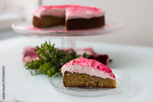 Wallpaper Mural Whole cake with pink frosting for Christmas Torontodigital.ca