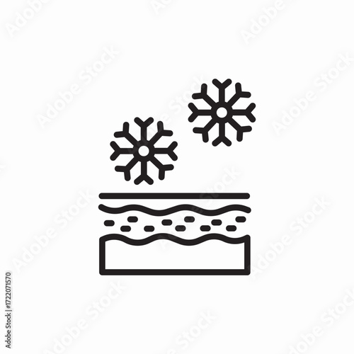 icon vector  soil snow 