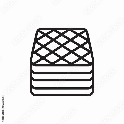 icon vector  mattress