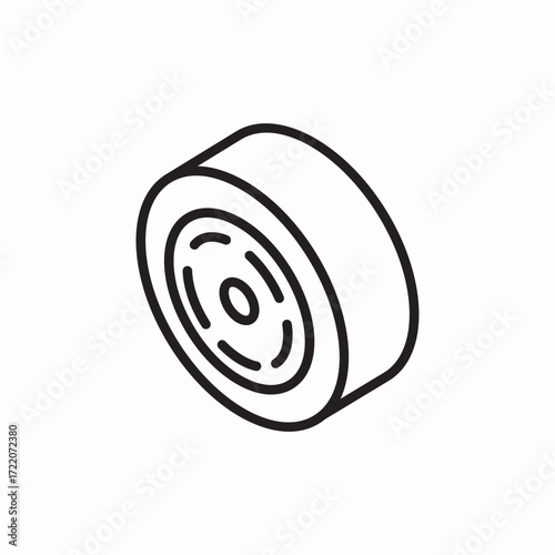 icon vector wheel vehicle 