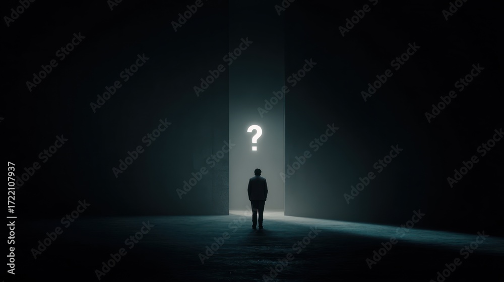 Obraz premium Question mark concept image