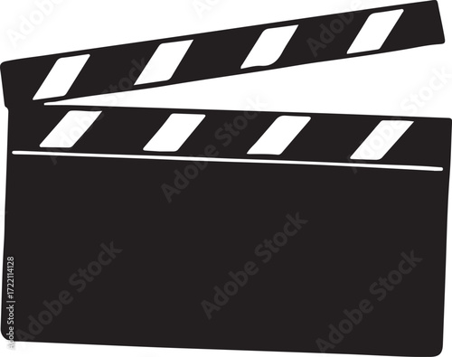 A black and white image of a movie set
