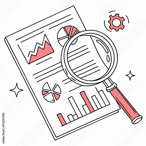 Analyzing Data with a Magnifying Glass: Simple Illustration of Data Analysis.