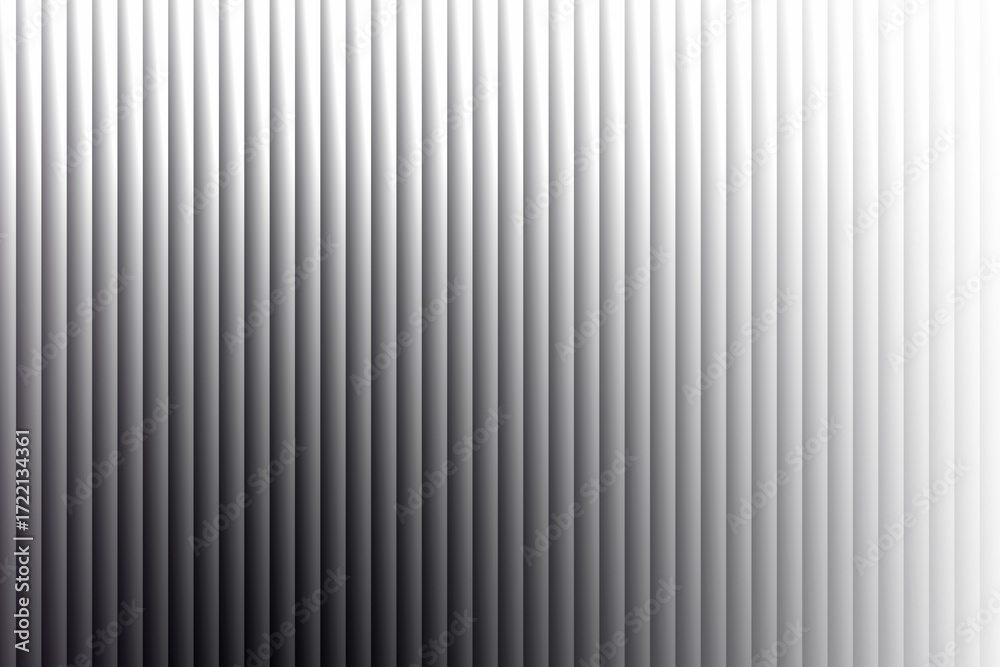 Obraz premium Elegant vertical lines creating a gradient effect, ideal for backgrounds and overlays, adding depth and texture to any design, isolated on white background