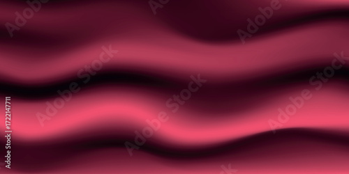 Silk pink background. Abstract vector pattern with copy space. Liquid wave texture, smooth drapery wallpaper. Wedding fabric, satin. Wavy design for banner, card, postcard, backdrop.