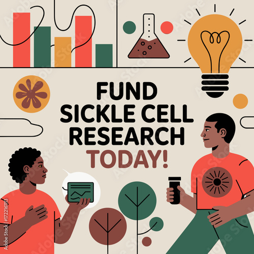 Fund Sickle Cell Research Today Poster