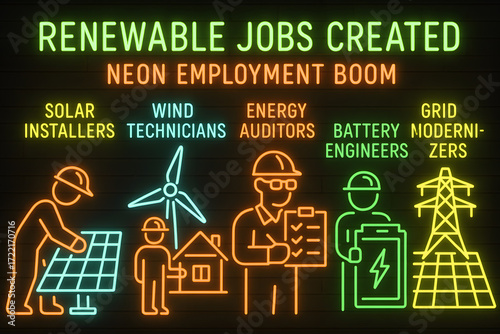Booming Renewable Energy Jobs with Employment Growth Charts for Sustainable Industry Trends