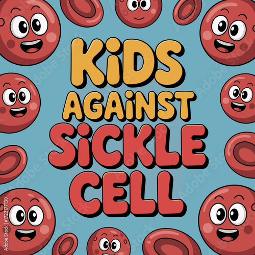 Kids Against Sickle Cell Awareness Poster