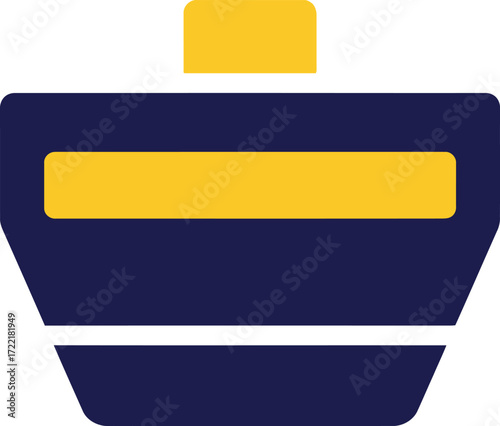 Crane icon Lifting hook symbol Industrial machine element Simple flat design Vector illustration Isolated on white background