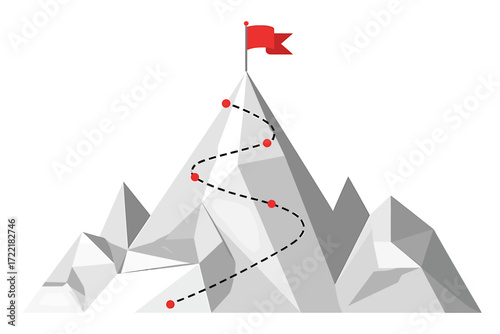 Minimalist vector illustration of a stylized object with smooth curves