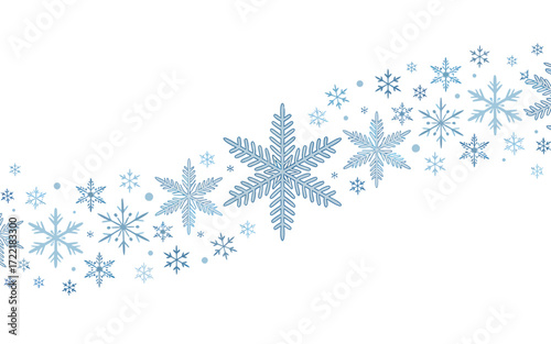 Abstract flowing line digital illustration with smooth curves