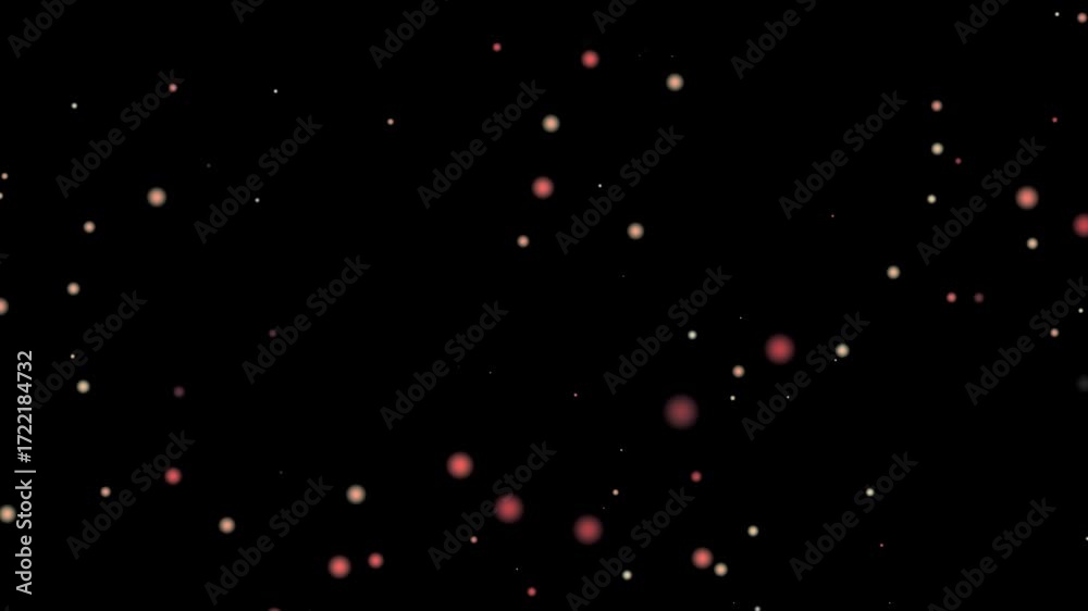 Dust particle in the air. Futuristic glittering fly movement flickering ...