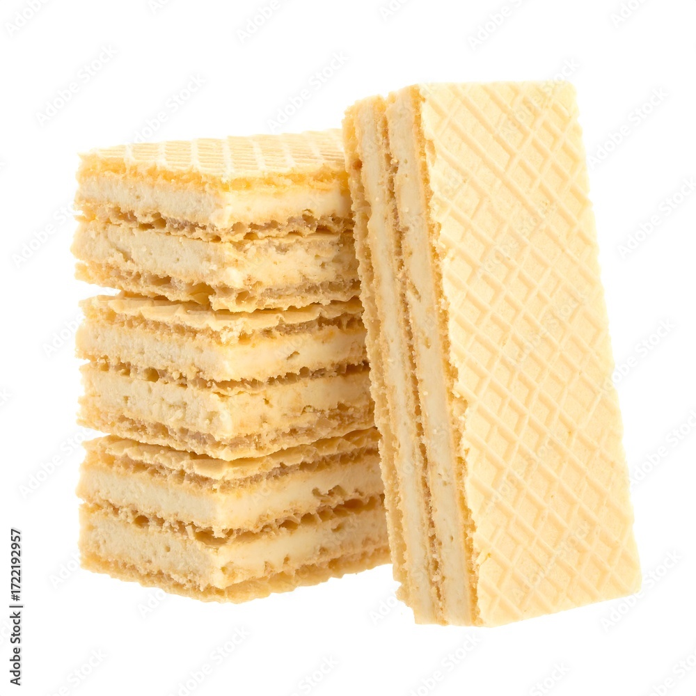 Fototapeta premium Stacked wafers with filling