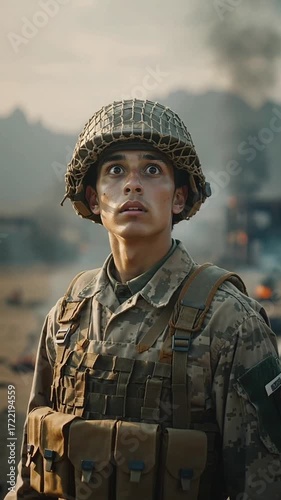 portrait of a soldier