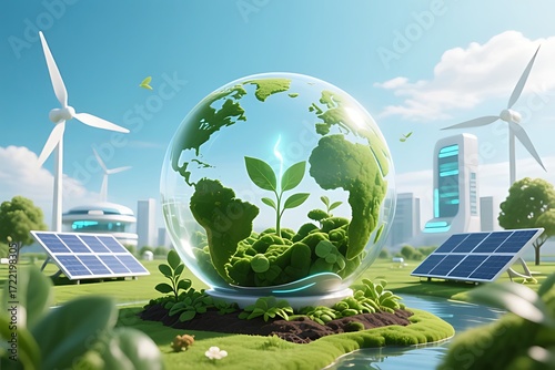 solar energy concept