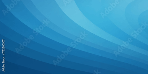 Dynamic flowing lines create an abstract blue wave pattern for a modern tech backdrop