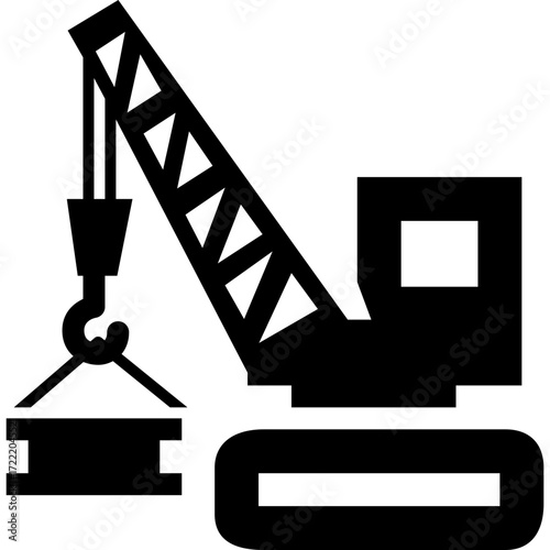 crane hook vector illustration