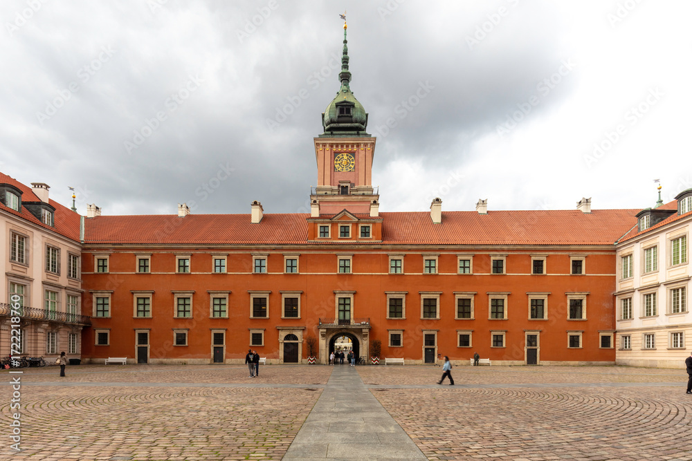 Fototapeta premium Warszawa, Stare Miasto, zabytkowa zabudowa stolicy Polski