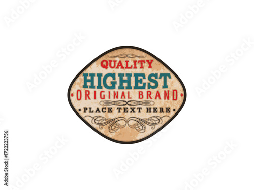 Vintage Clothing Badge Logo – Retro Apparel Label and Classic Fashion Emblem Vector