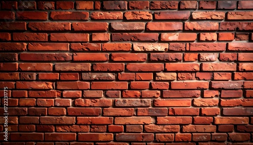 Red brick wall texture
