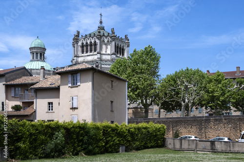 Basilic and famous village of Ars sur Formans