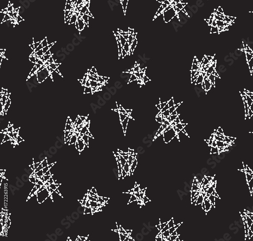 Hand drawn seamless pattern