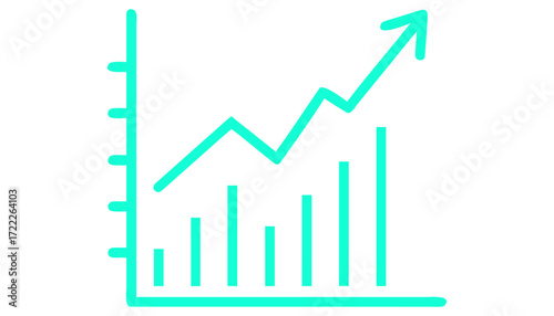 A red arrow on a financial chart shows a downward trend in the stock market, indicating potential losses for investors