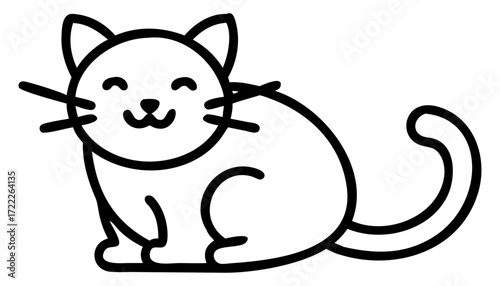 A playful vector illustration of a cartoon cat and mouse coloring the letter 'P' from a kids' alphabet book