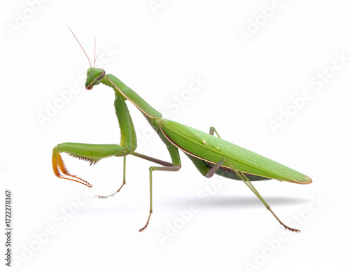 Green Praying Mantis A Close-Up View of This Amazing Insect