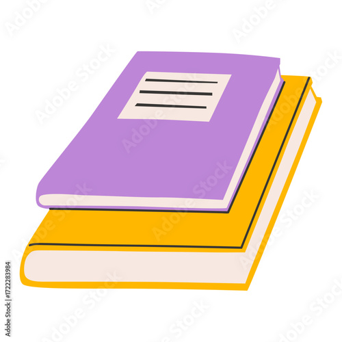Stack of Colorful Notebooks for Learning, Studying, and Academic Success