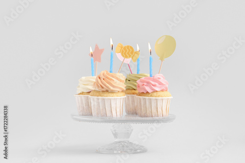 Sweet Birthday cupcakes wit...