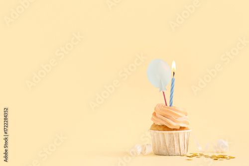 Sweet Birthday cupcake with...