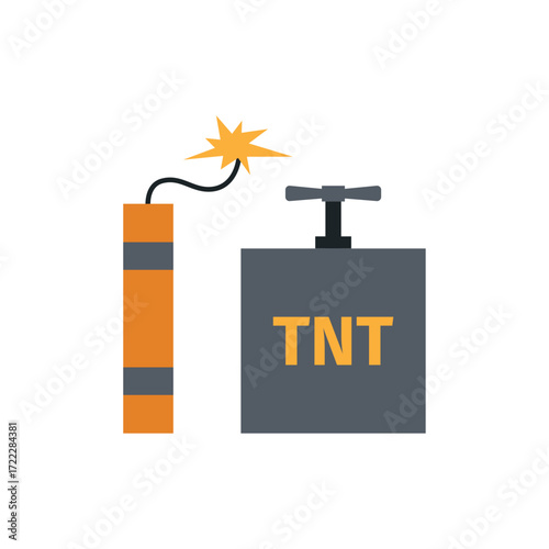 Explosive Dynamite and TNT Block Icon
